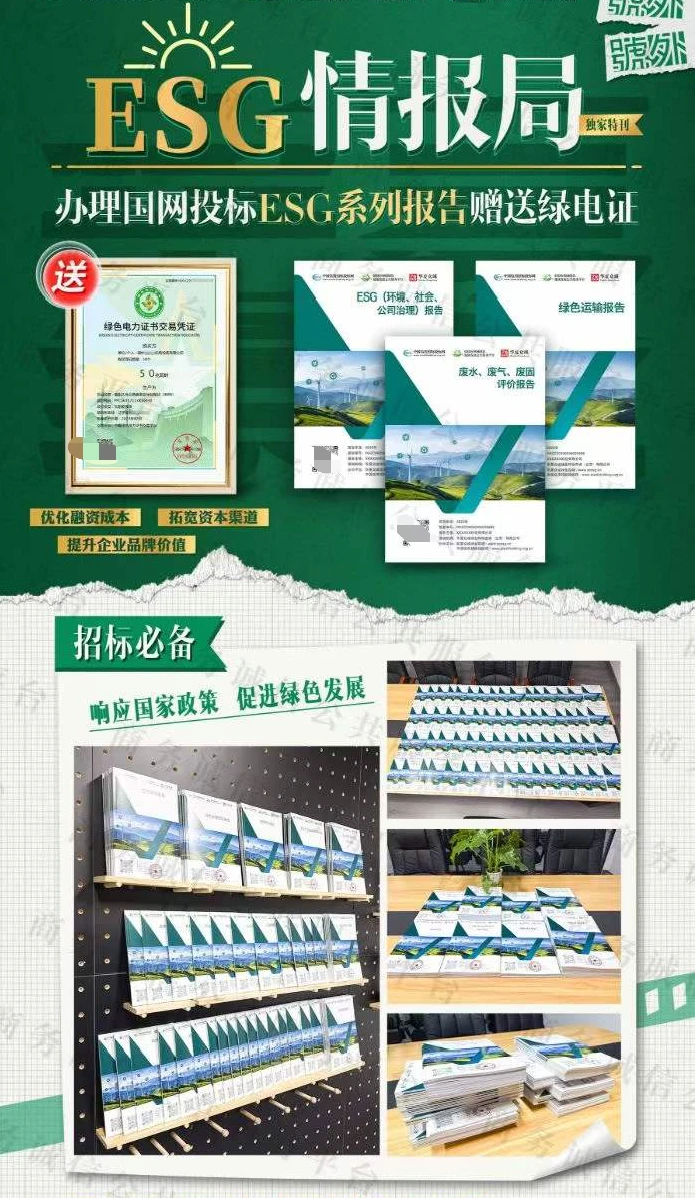 esg环境社会公司治理绿色规划评价报告绿电