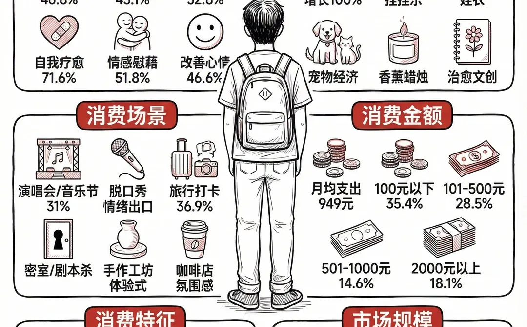 ?‍♀️2025年轻人情绪消费趋势图鉴