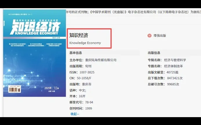 审稿3天，超好发经济普刊！
