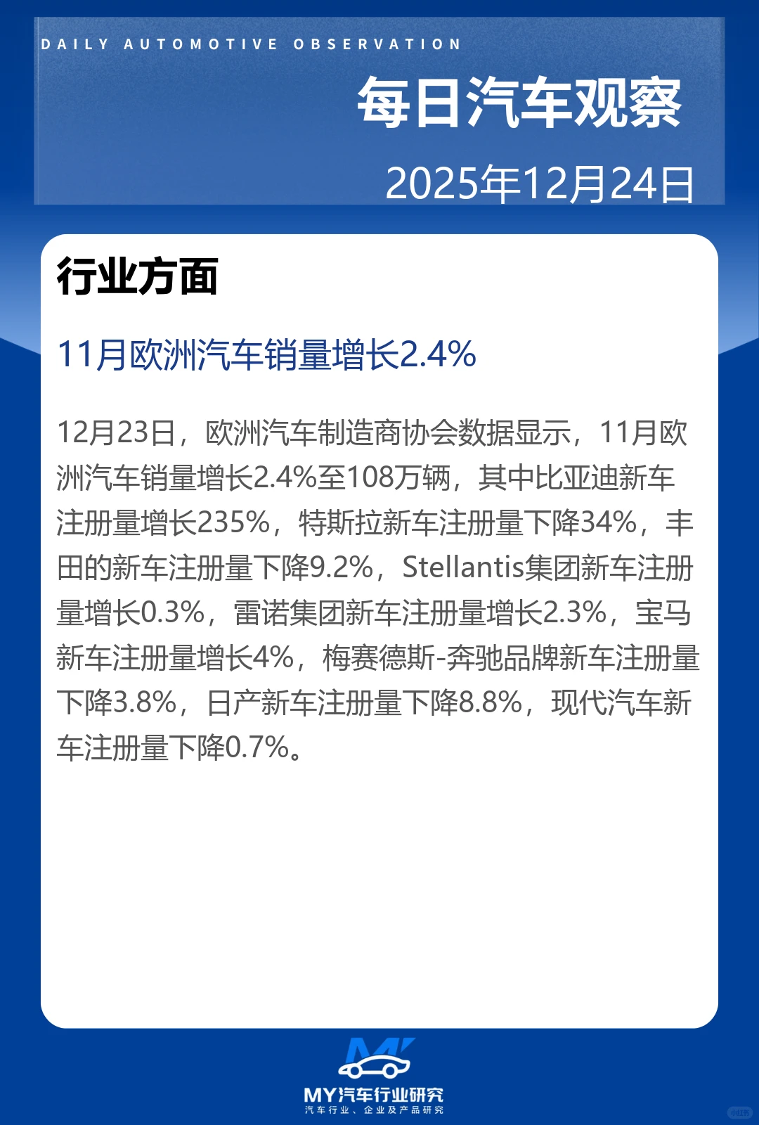 ? 每日汽车观察 12.24
