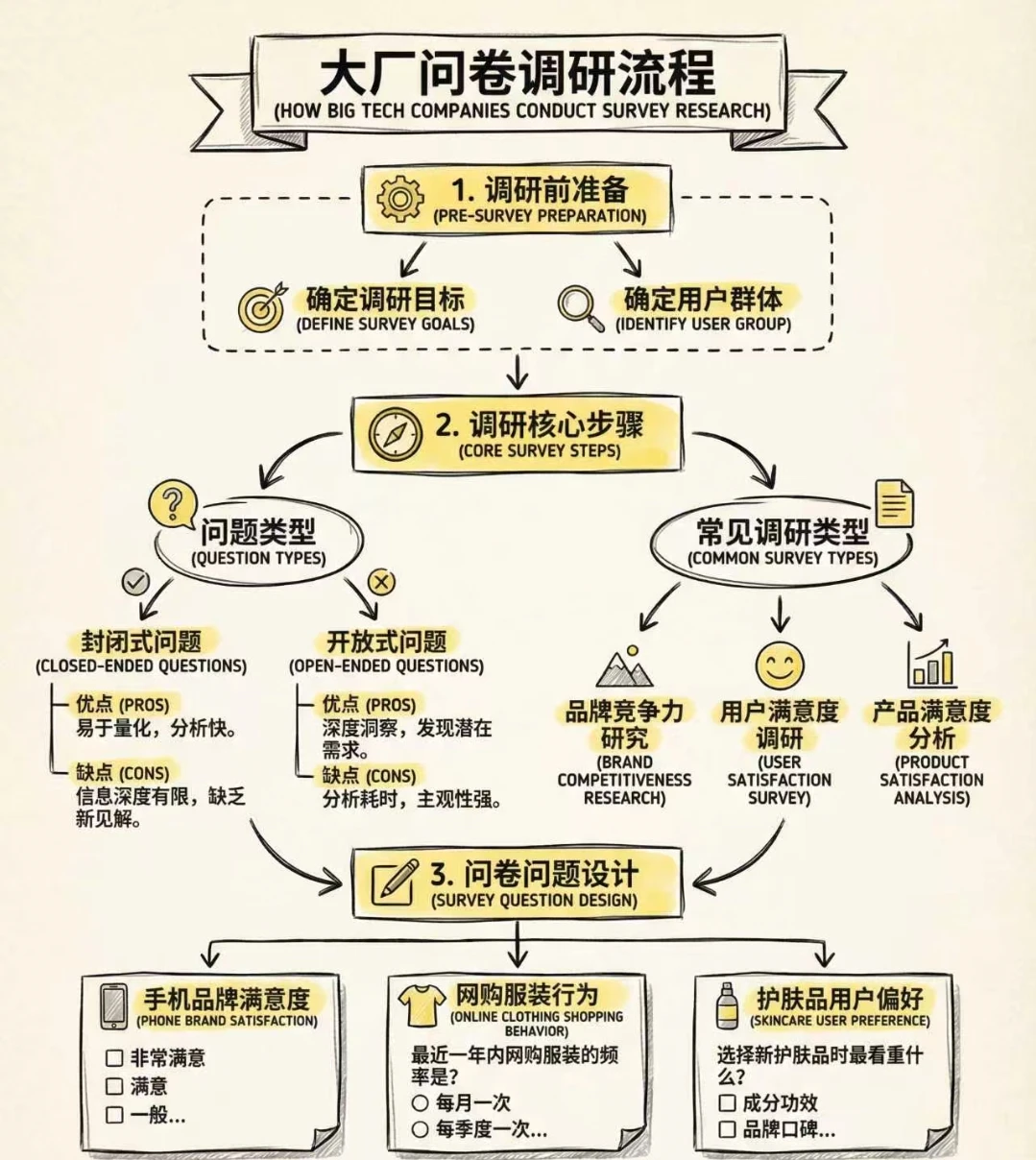 用户调研之如何开展一次问卷调研