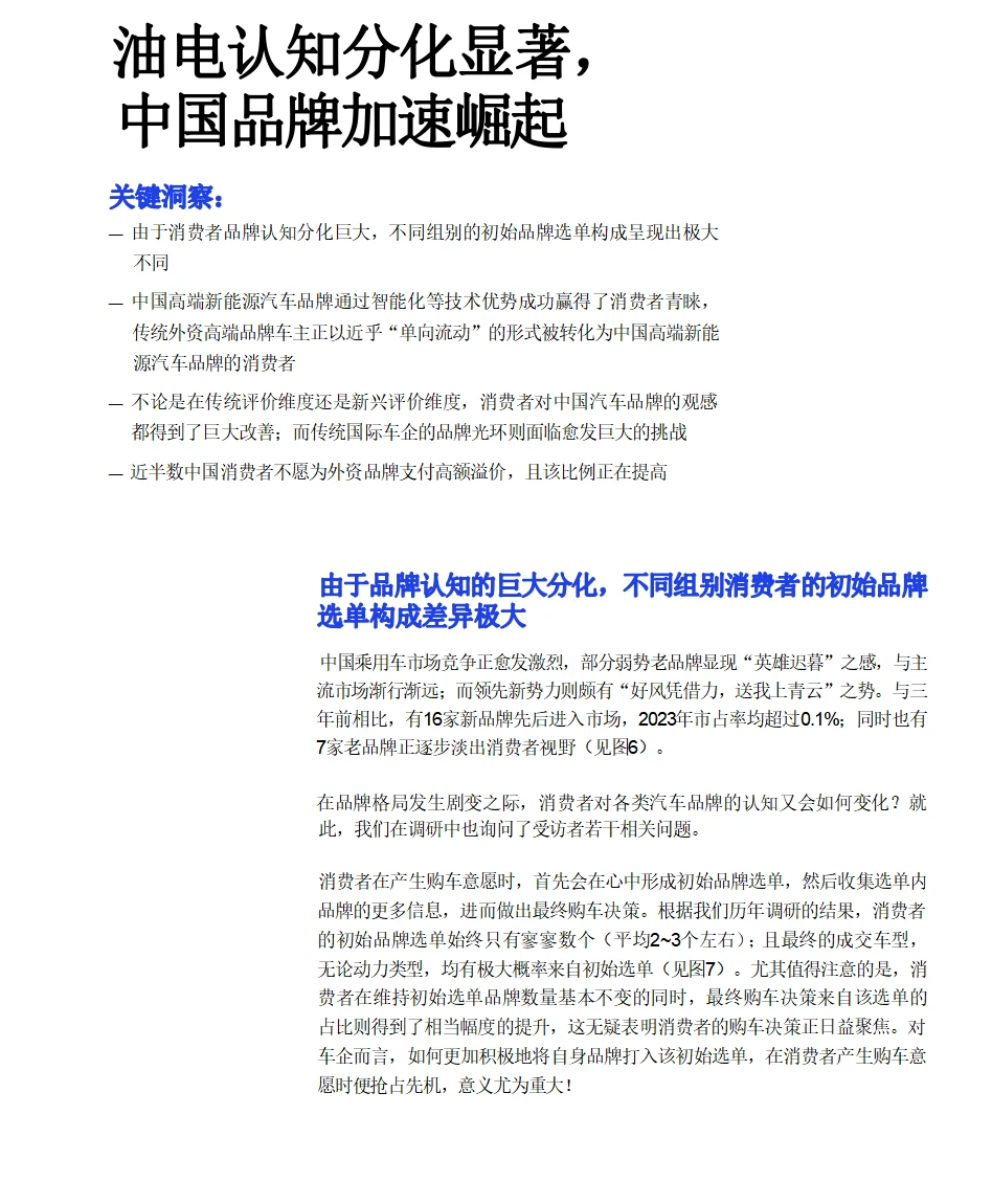 50页报告 | 2024 中国汽车消费者洞察报告