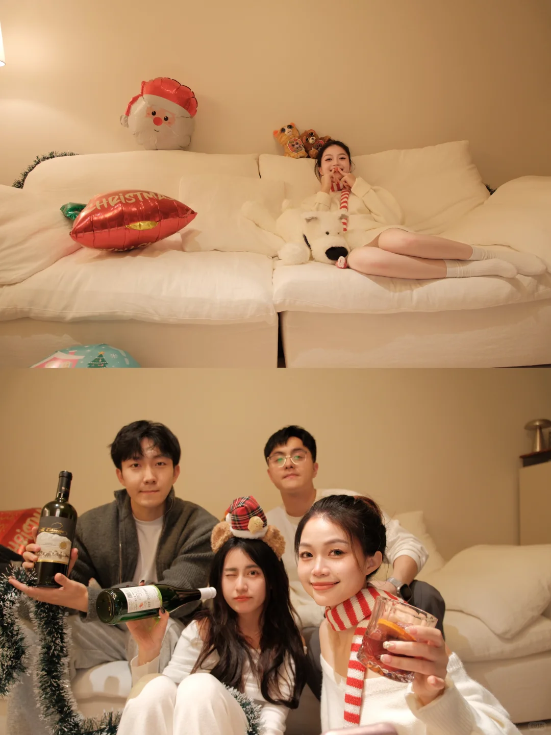 我真的太爱今晚的圣诞餐了！