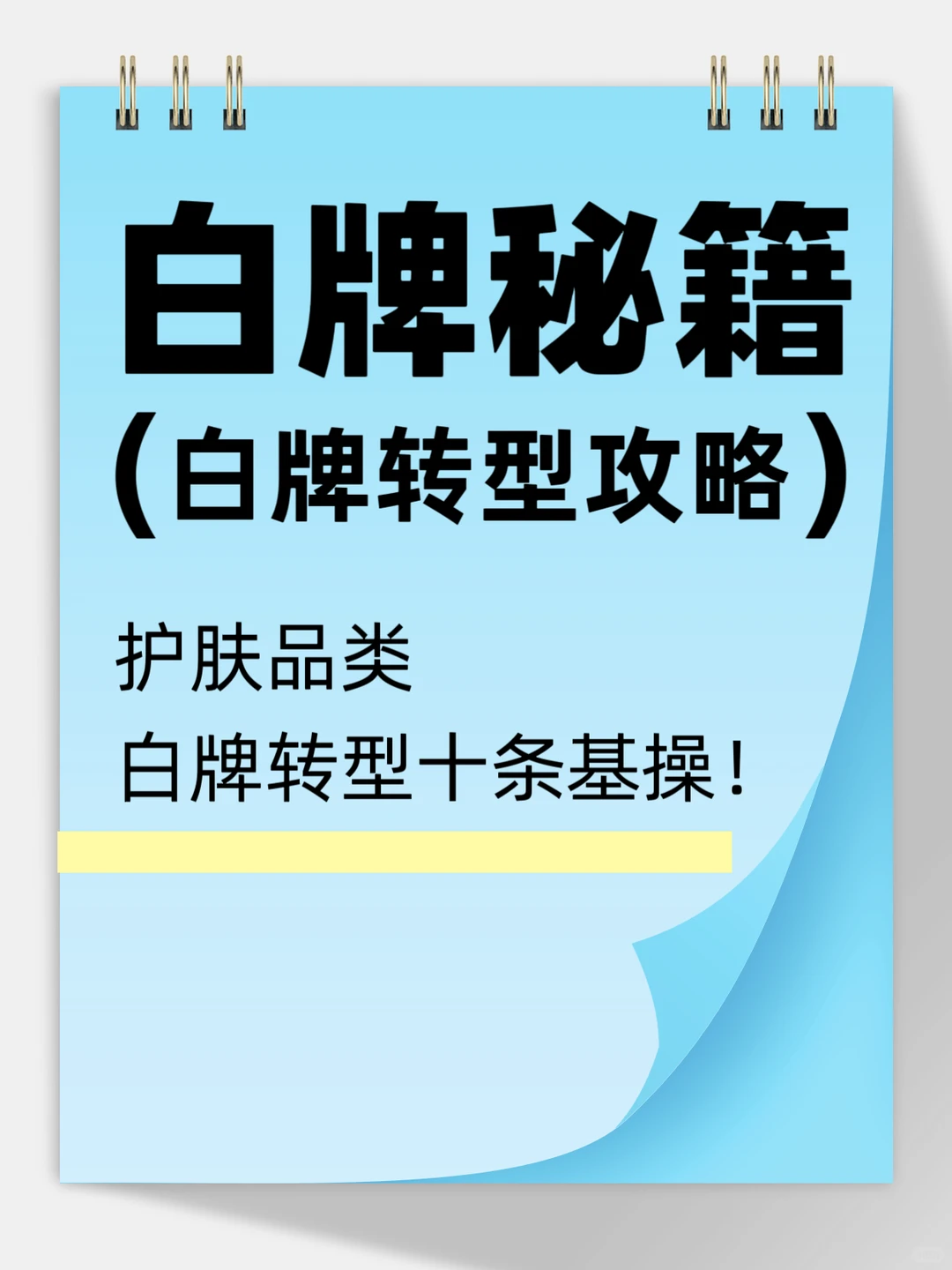 小众白牌转型攻略❗❗❗给老板的10条建议