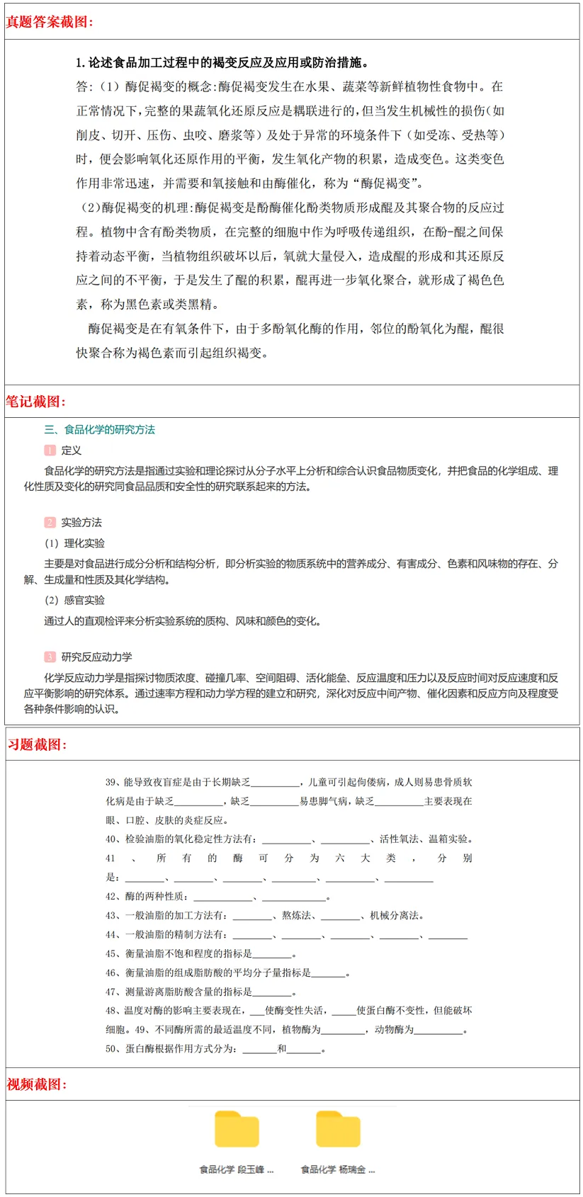 西北大学2027考研真题和资料 | 西北大学食品科学与工程考研831食品化学答案笔记习题!持续更新中…-第18张图片-四季读书网 西北大学2027考研真题和资料 | 西北大学食品科学与工程考研831食品化学答案笔记习题!持续更新中…-第18张图片-四季读书网