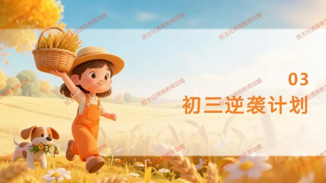 【九年级秋季开学班会】携手奋进 共战中考(内附课件)-第33张图片-四季读书网