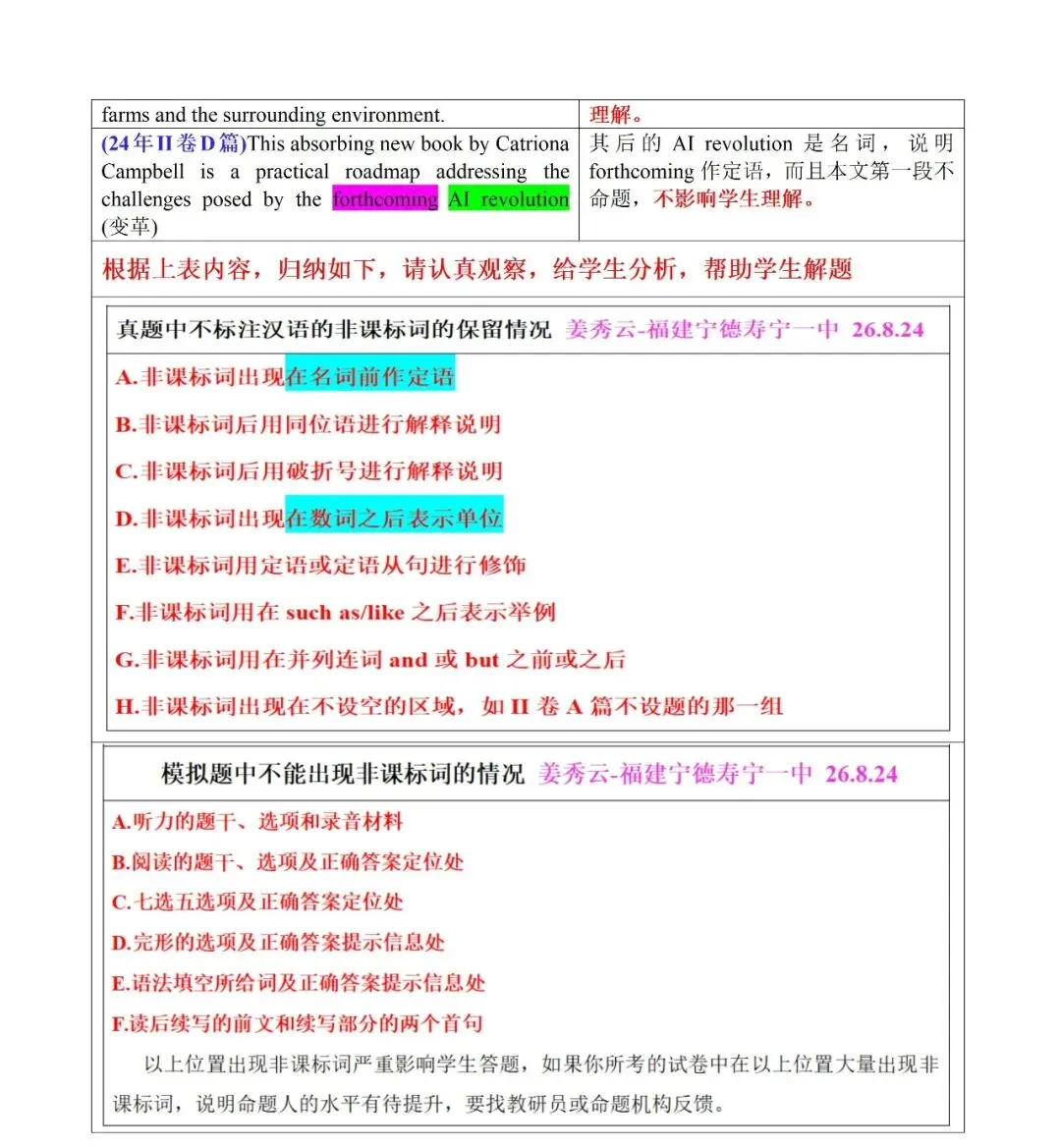 一文击穿“真题按3%控制非课标词”的谣言-第7张图片-四季读书网 一文击穿“真题按3%控制非课标词”的谣言-第7张图片-四季读书网