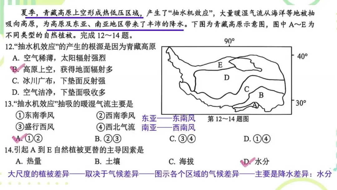 2026年8月七彩联盟地理试卷分析-第7张图片-四季读书网