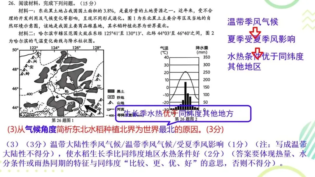 2026年8月七彩联盟地理试卷分析-第16张图片-四季读书网