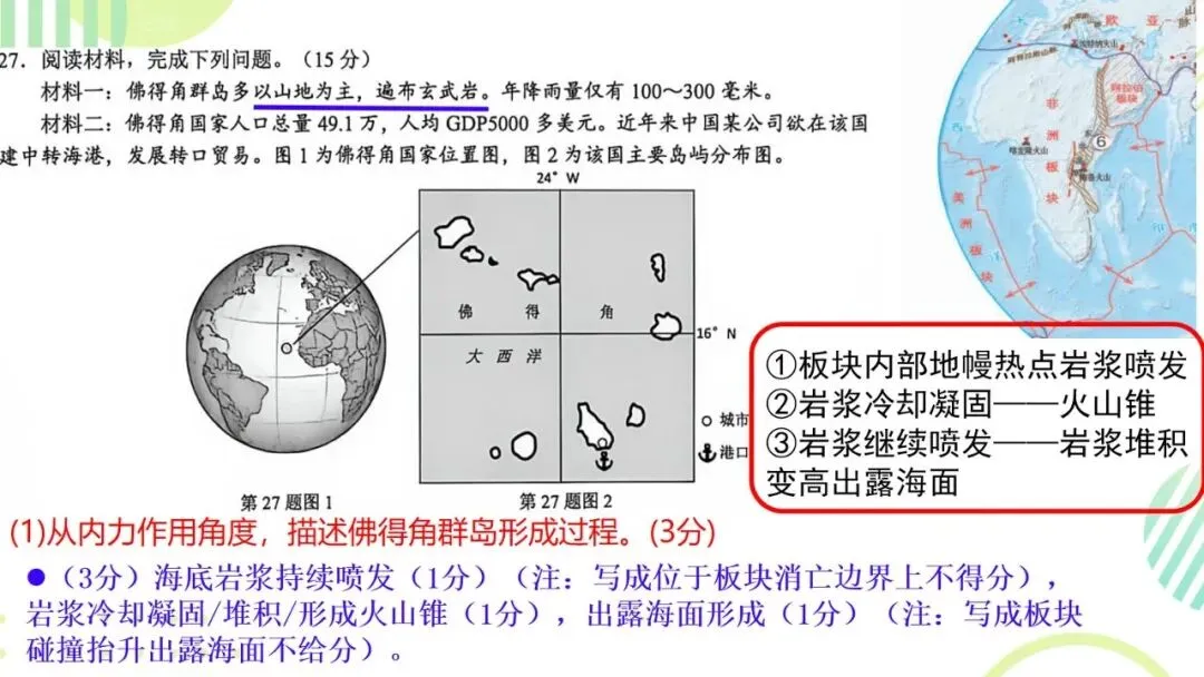 2026年8月七彩联盟地理试卷分析-第17张图片-四季读书网