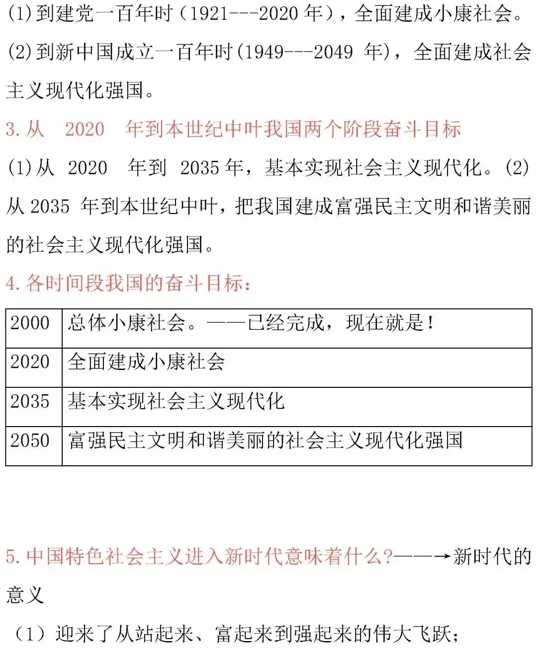 中考道德与法治核心考点归纳-第22张图片-四季读书网
