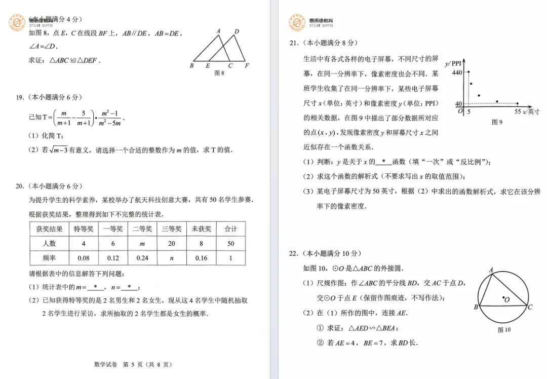 2026广州中考数学试卷曝光,难度怎么样?-第11张图片-四季读书网 2026广州中考数学试卷曝光,难度怎么样?-第11张图片-四季读书网