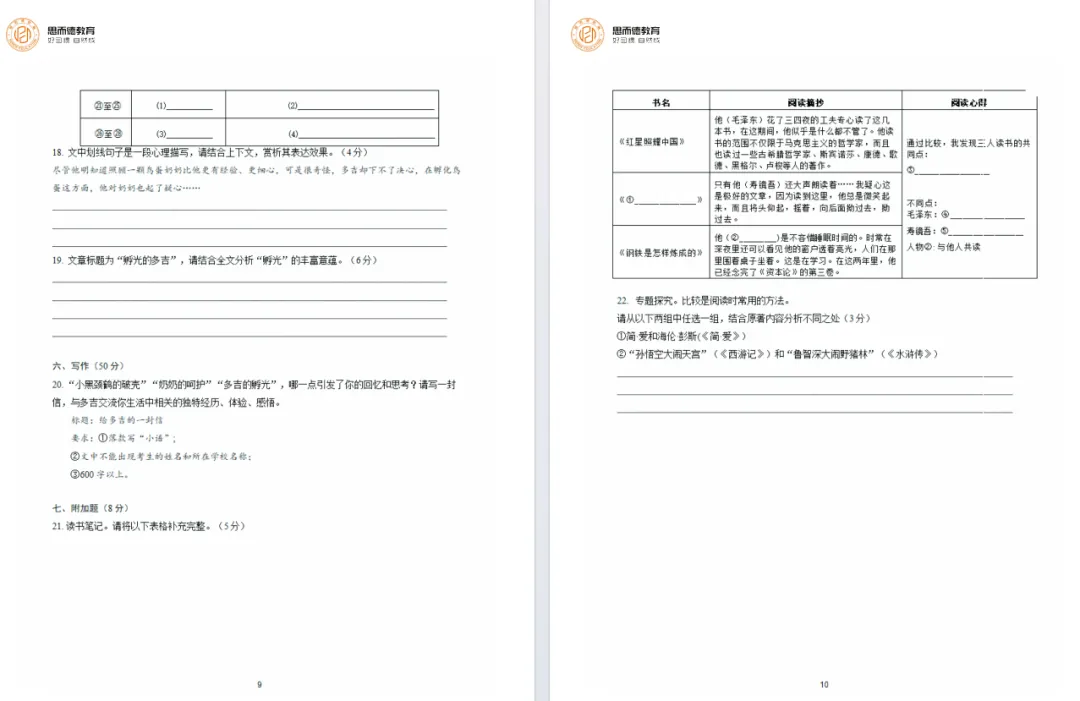 2026广州中考数学试卷曝光,难度怎么样?-第18张图片-四季读书网 2026广州中考数学试卷曝光,难度怎么样?-第18张图片-四季读书网