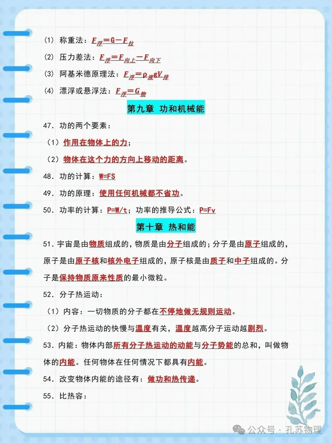 2026中考物理93个必考知识点 (超详细)-第6张图片-四季读书网 2026中考物理93个必考知识点 (超详细)-第6张图片-四季读书网