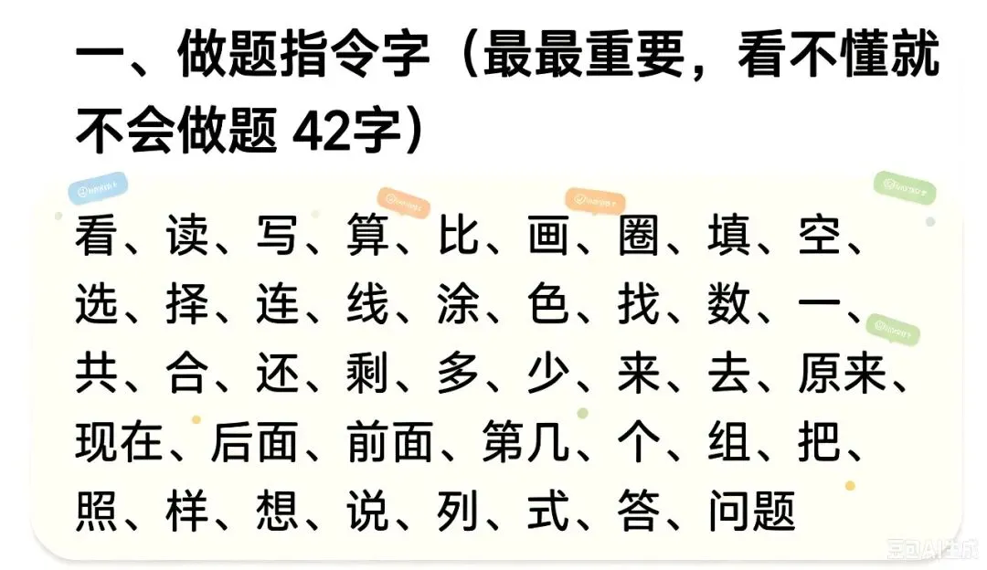 别小看试卷上这些字!很多孩子数学丢分,栽在看不懂“做题指令”-第2张图片-四季读书网 别小看试卷上这些字!很多孩子数学丢分,栽在看不懂“做题指令”-第2张图片-四季读书网