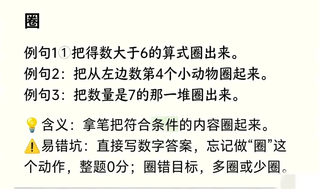别小看试卷上这些字!很多孩子数学丢分,栽在看不懂“做题指令”-第9张图片-四季读书网 别小看试卷上这些字!很多孩子数学丢分,栽在看不懂“做题指令”-第9张图片-四季读书网