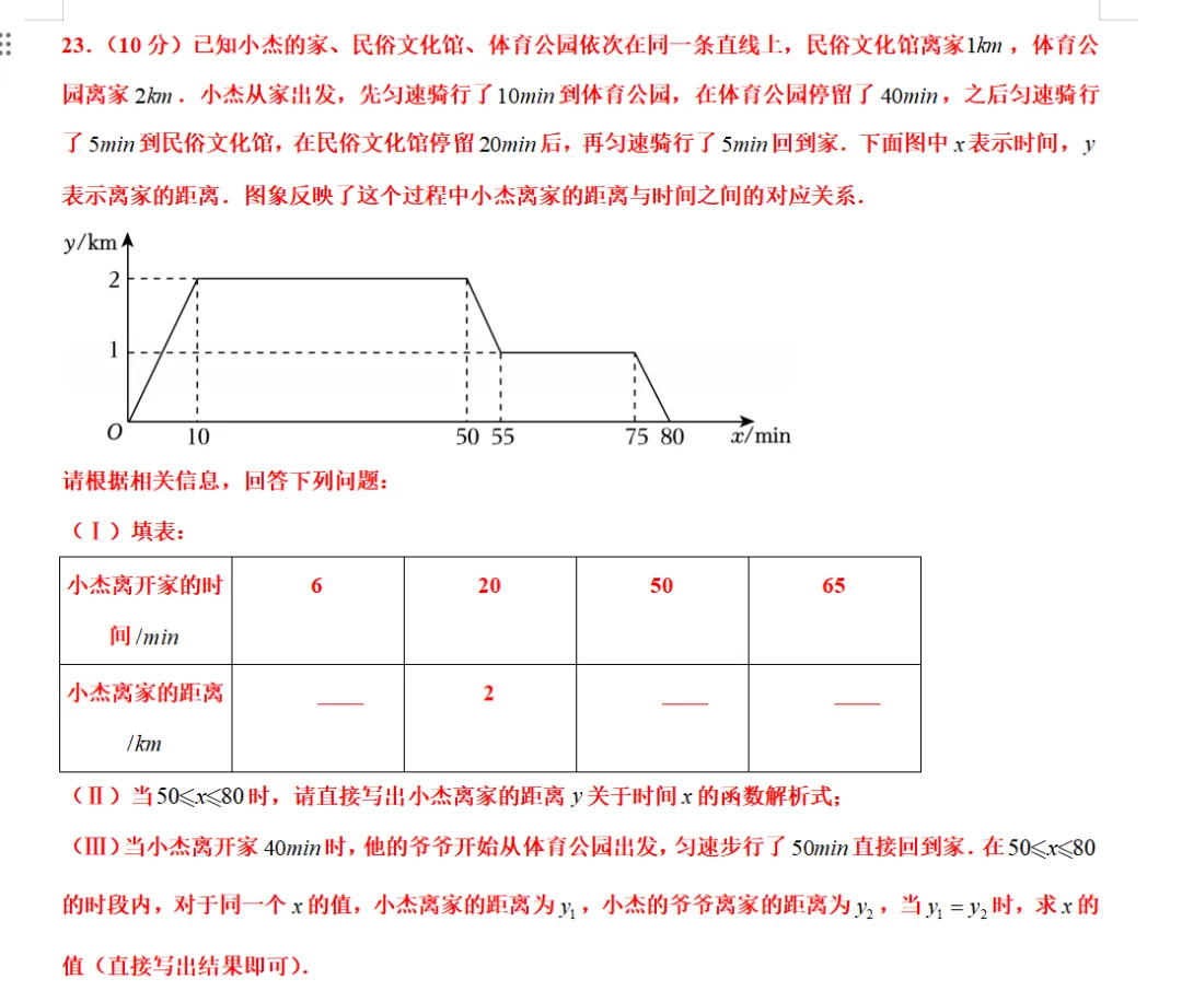 2026中考试题(二十二)天津卷-第12张图片-四季读书网