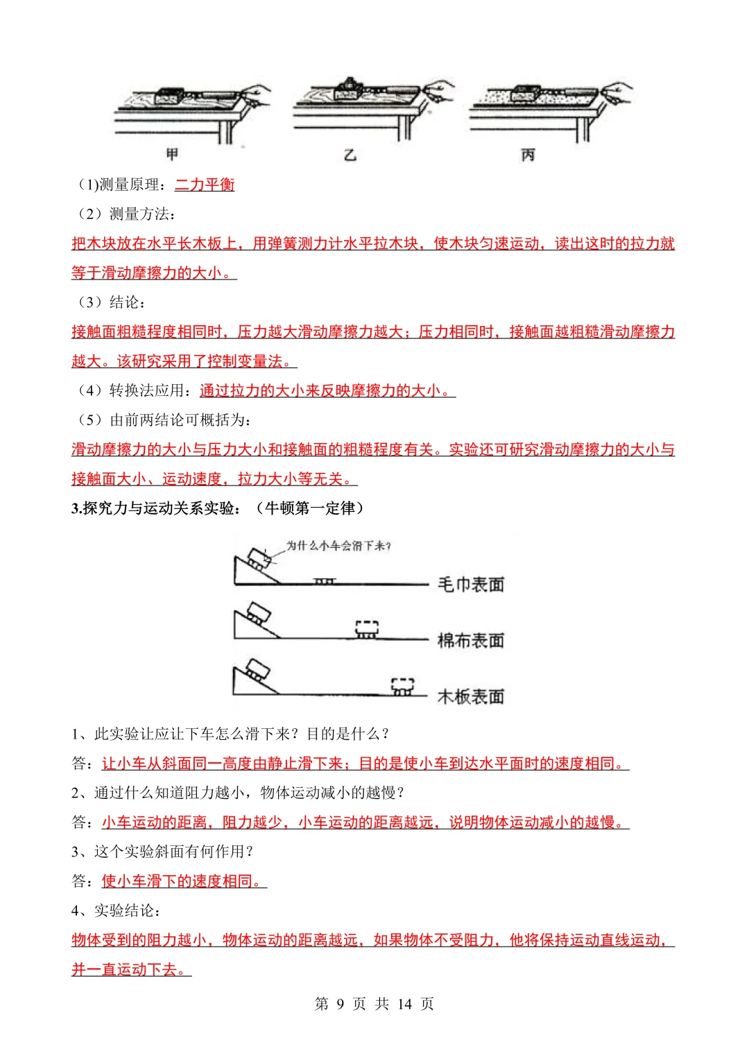 中考物理实验题必考知识点70条,有答案,可下载!-第10张图片-四季读书网 中考物理实验题必考知识点70条,有答案,可下载!-第10张图片-四季读书网