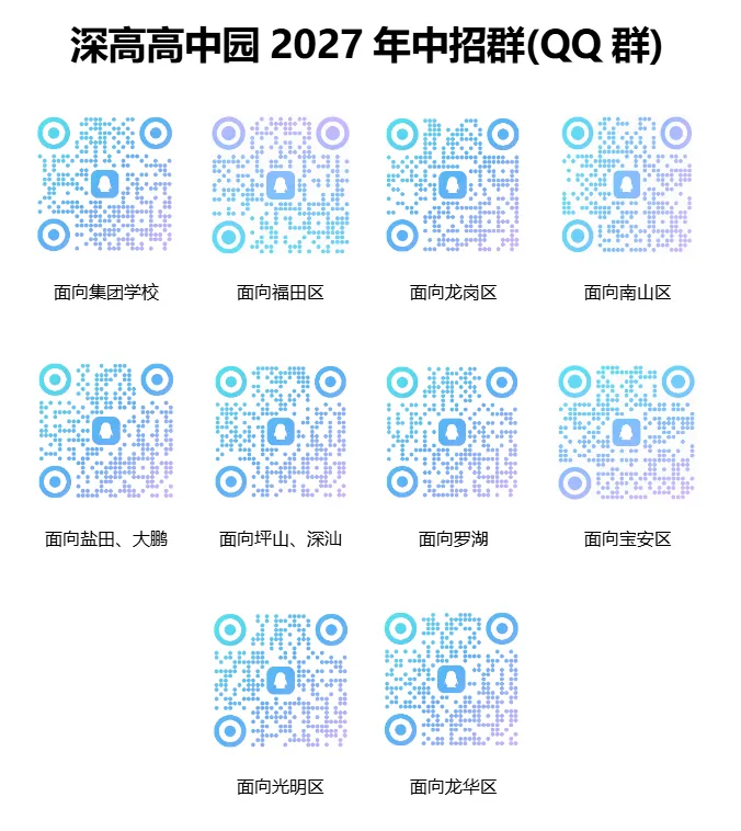 重要参考!2027深圳20+所公办高中中考招生群汇总!-第6张图片-四季读书网 重要参考!2027深圳20+所公办高中中考招生群汇总!-第6张图片-四季读书网