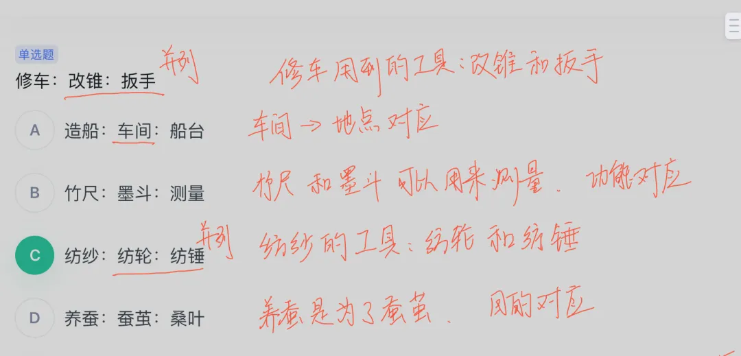 备考这件小事---真题里的类比-第6张图片-四季读书网