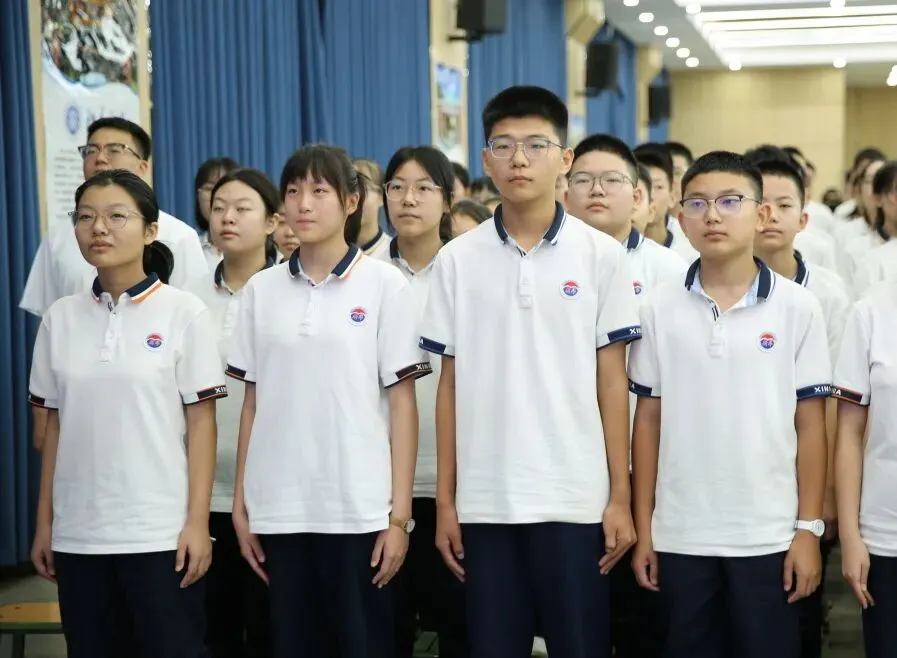 飞跃启航丨临汾新华中学2027届中考启航仪式纪实-第16张图片-四季读书网