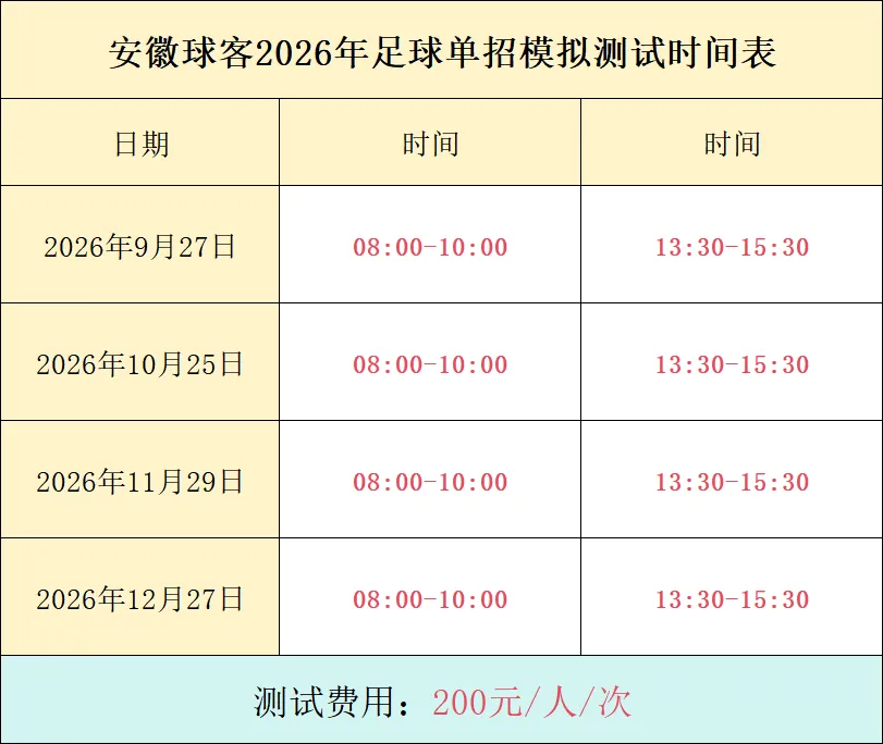 俱乐部开展2026足球单招训练、模拟测试-第2张图片-四季读书网