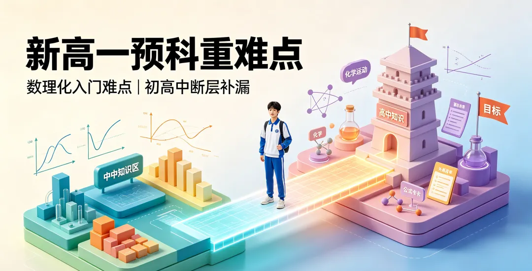 中考满分,高一垫底?谁才是高中数理化滑坡的“真凶 ”-第1张图片-四季读书网
