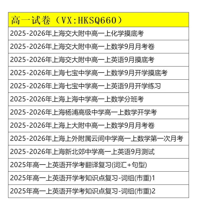 26秋季学生试卷更新目录9.3(白菜price)-第2张图片-四季读书网 26秋季学生试卷更新目录9.3(白菜price)-第2张图片-四季读书网