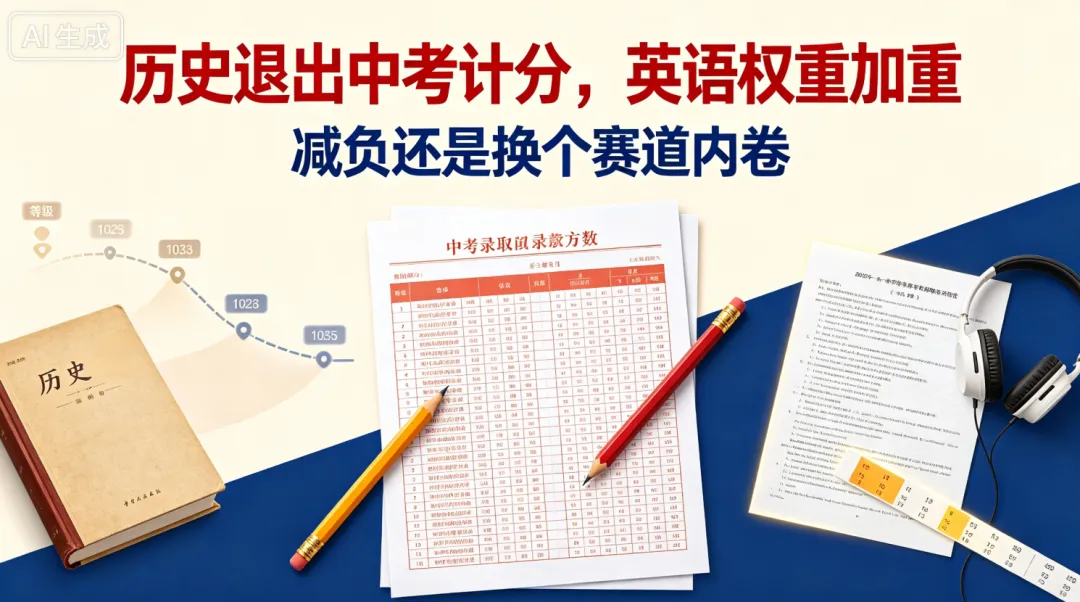 历史退出中考计分,英语权重加重:减负还是换个赛道内卷?-第1张图片-四季读书网 历史退出中考计分,英语权重加重:减负还是换个赛道内卷?-第1张图片-四季读书网