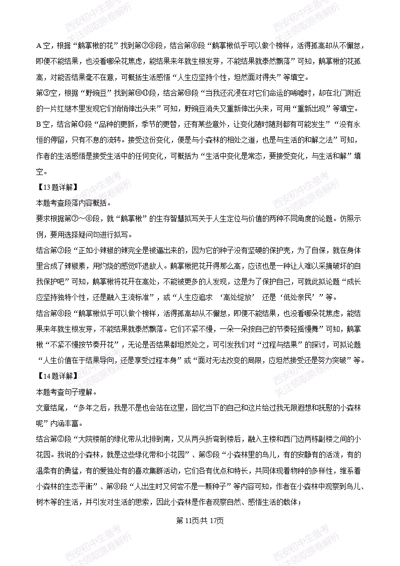 五大名校真题练!西安铁一中学25-26九上第一次月考【语文】|试卷、答案免费下载-第21张图片-四季读书网 五大名校真题练!西安铁一中学25-26九上第一次月考【语文】|试卷、答案免费下载-第21张图片-四季读书网