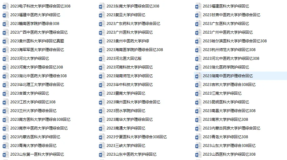 护理考研各院校历年真题汇总(23+24+25+26)-第21张图片-四季读书网