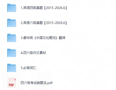 2026年6月四六级真题试卷及解析PDF(2015~2026.6)-第1张图片-四季读书网 2026年6月四六级真题试卷及解析PDF(2015~2026.6)-第1张图片-四季读书网