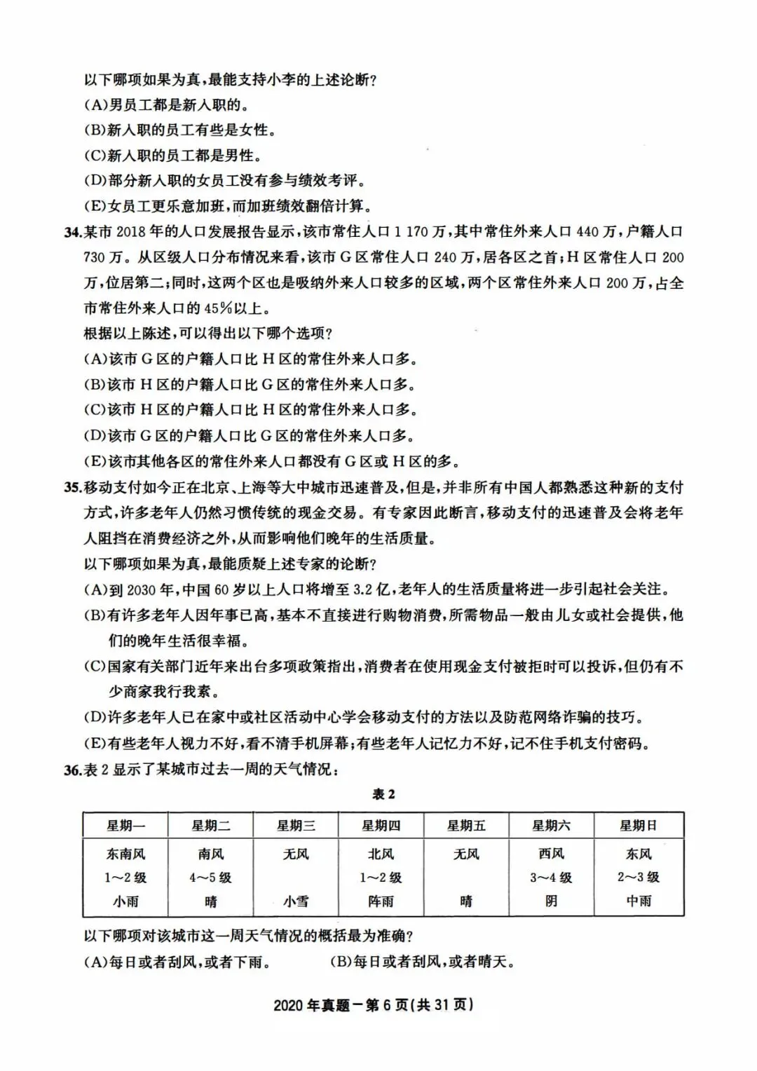 2020年考研199管理类综合真题及答案解析-第9张图片-四季读书网 2020年考研199管理类综合真题及答案解析-第9张图片-四季读书网