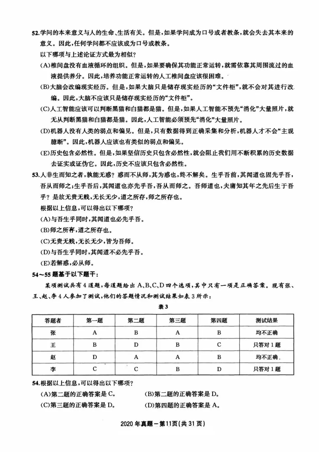 2020年考研199管理类综合真题及答案解析-第14张图片-四季读书网 2020年考研199管理类综合真题及答案解析-第14张图片-四季读书网