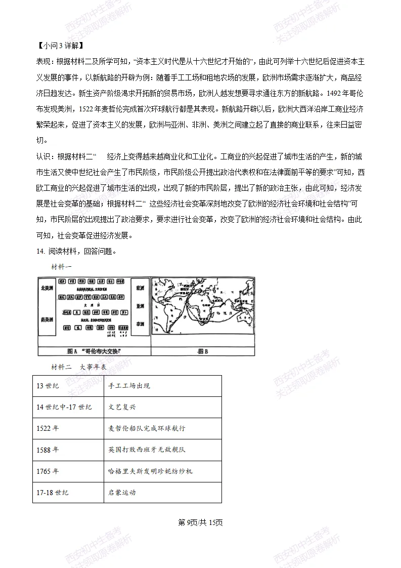 西安五大名校真题练!西工大附中25-26九上第一次月考【历史】|试卷、答案免费下载-第19张图片-四季读书网 西安五大名校真题练!西工大附中25-26九上第一次月考【历史】|试卷、答案免费下载-第19张图片-四季读书网