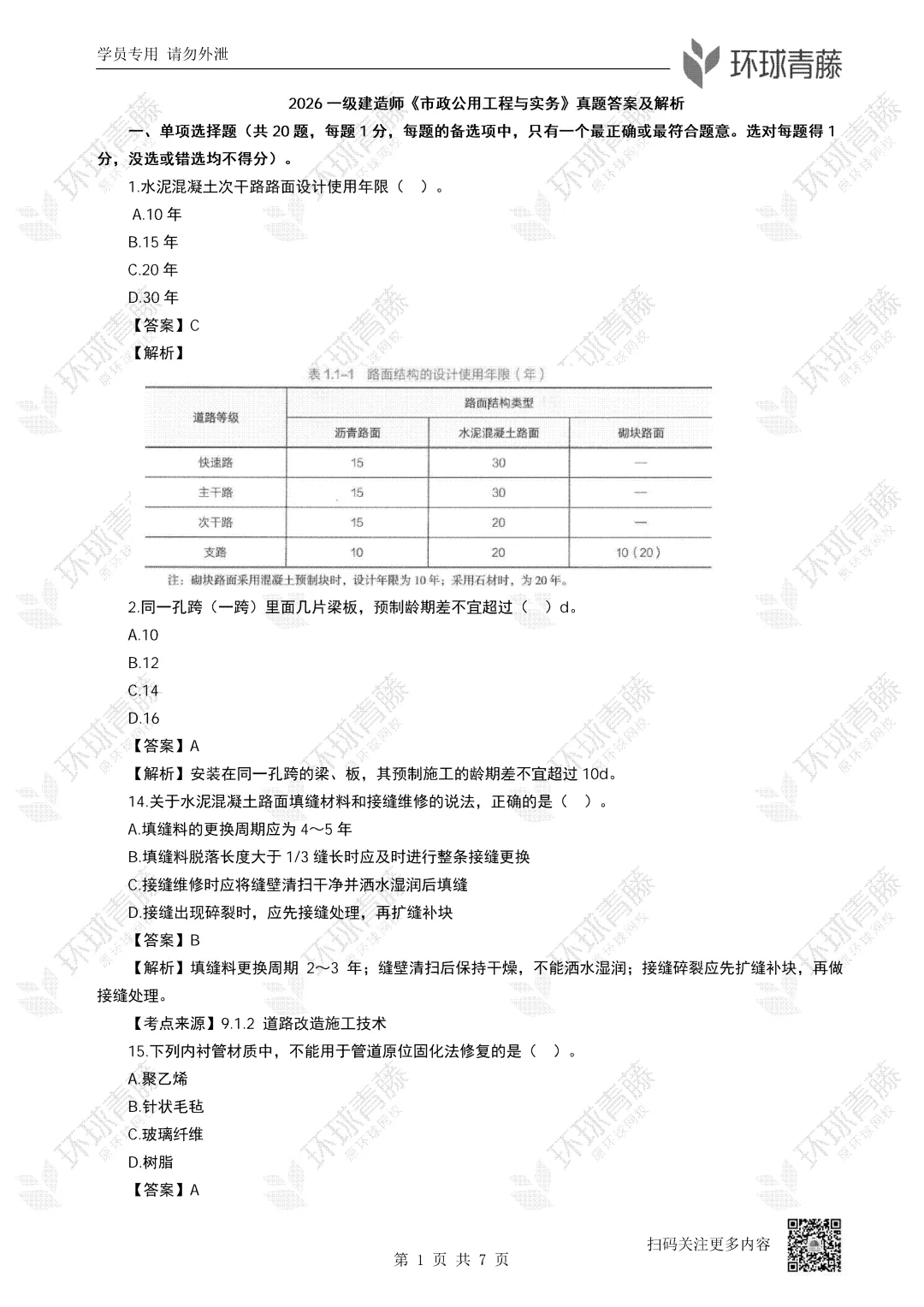 26年一建实务五科全科真题解析来啦!-第6张图片-四季读书网 26年一建实务五科全科真题解析来啦!-第6张图片-四季读书网