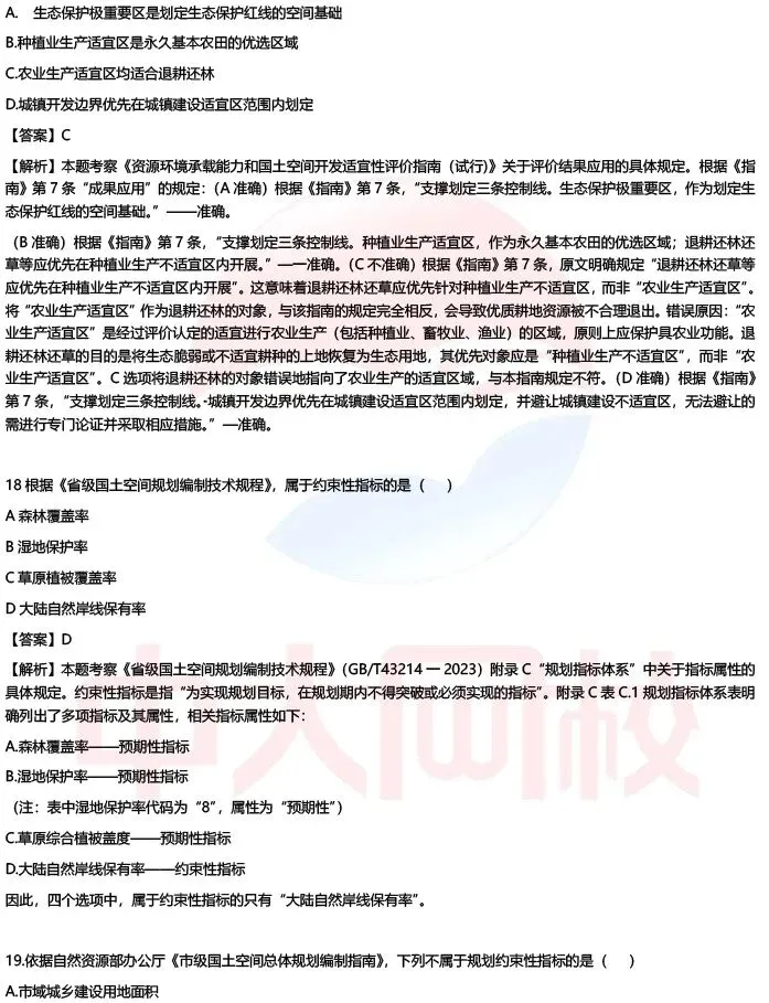 【估分】2026注册城乡规划师考试真题答案已更新-第11张图片-四季读书网 【估分】2026注册城乡规划师考试真题答案已更新-第11张图片-四季读书网