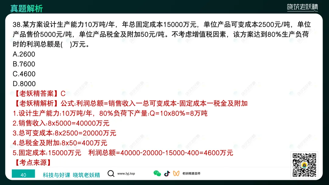 2026一建【经济】真题答案及解析完整版-第41张图片-四季读书网 2026一建【经济】真题答案及解析完整版-第41张图片-四季读书网