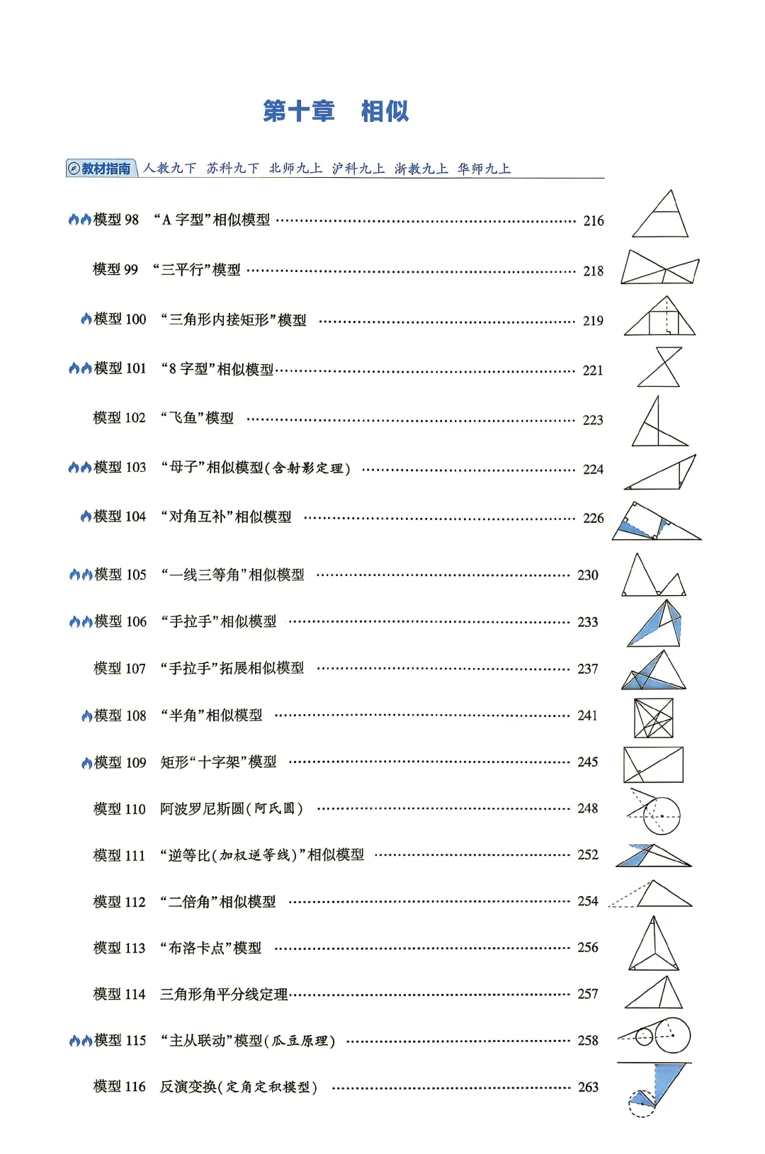 中考数学相似三角形模型-第1张图片-四季读书网