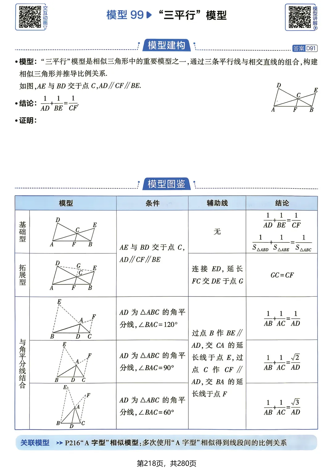 中考数学相似三角形模型-第4张图片-四季读书网