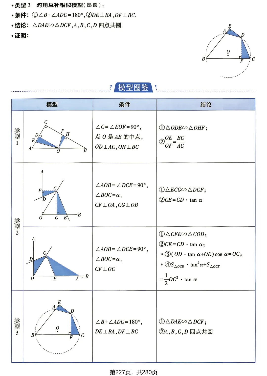 中考数学相似三角形模型-第13张图片-四季读书网