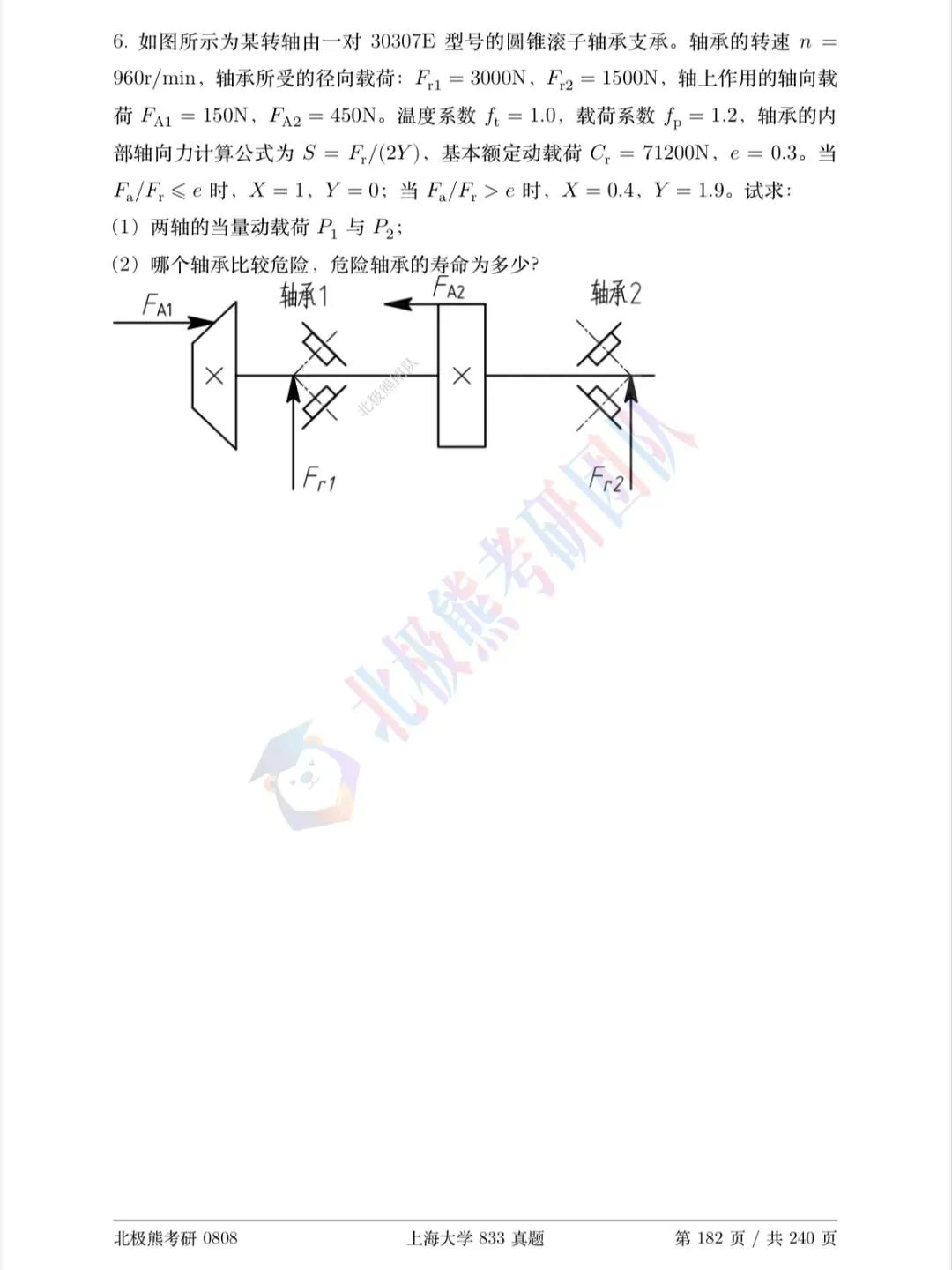 上海大学机械考研2020年833真题分享-第10张图片-四季读书网 上海大学机械考研2020年833真题分享-第10张图片-四季读书网