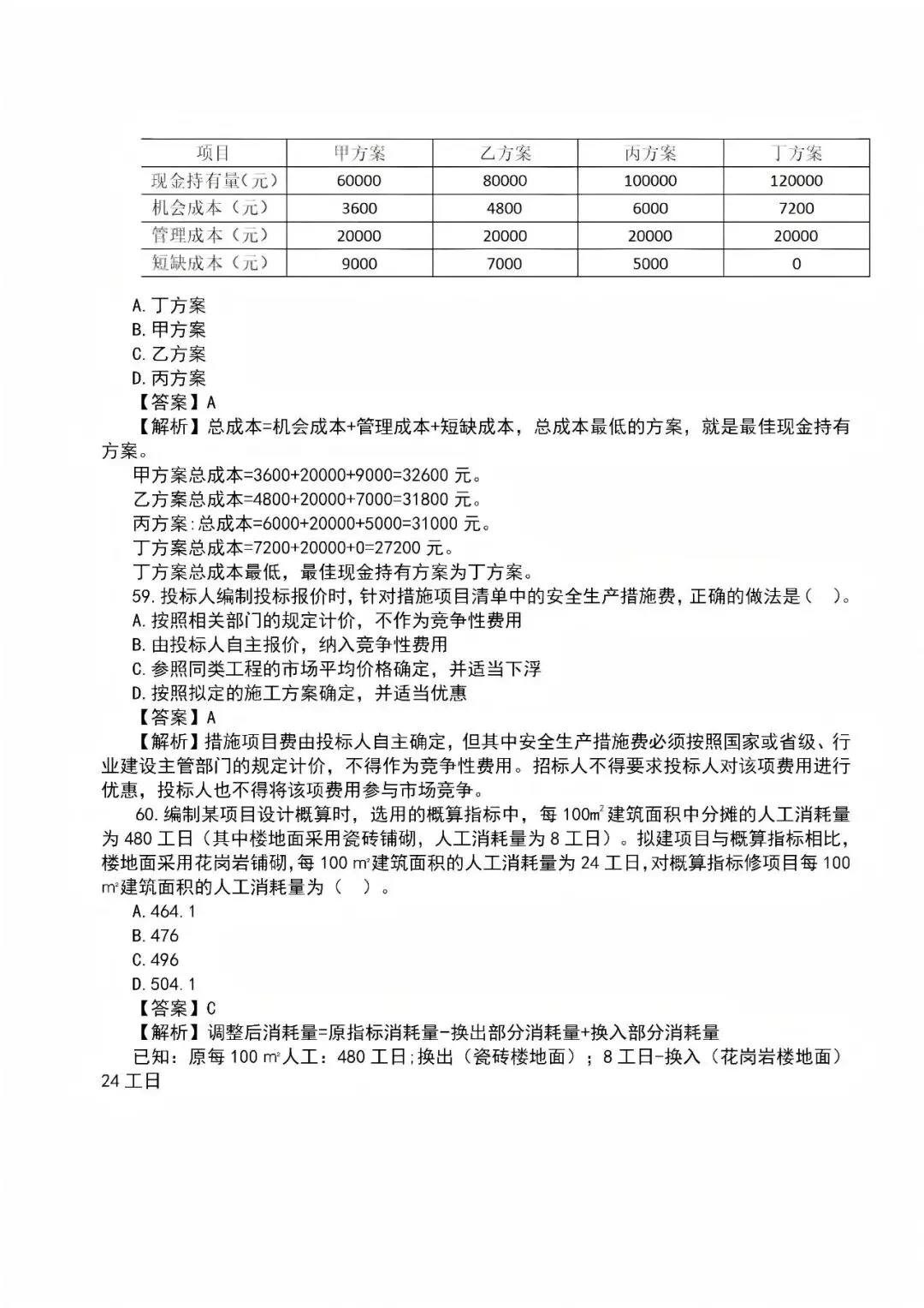 2026年一级建造师真题答案解析——《建设工程经济》-第18张图片-四季读书网 2026年一级建造师真题答案解析——《建设工程经济》-第18张图片-四季读书网