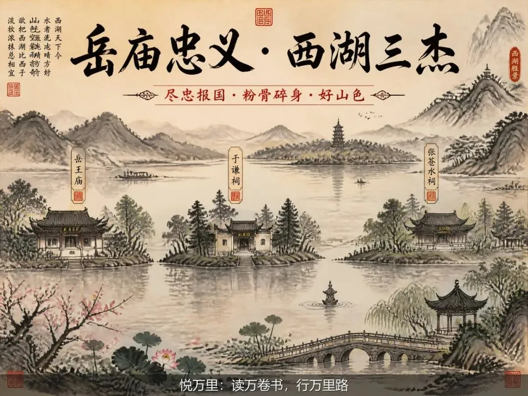 研学旅行路线:中考历史必考!带娃走一趟西湖三杰路线,在岳飞墓前读懂"尽忠报国"四字为何值800年-第1张图片-四季读书网 研学旅行路线:中考历史必考!带娃走一趟西湖三杰路线,在岳飞墓前读懂"尽忠报国"四字为何值800年-第1张图片-四季读书网