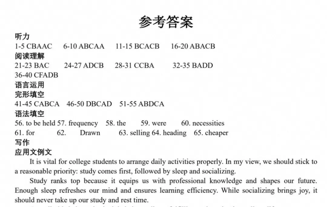 新高考丨2026年高考英语新课标Ⅰ卷真题+答案解答-第3张图片-四季读书网 新高考丨2026年高考英语新课标Ⅰ卷真题+答案解答-第3张图片-四季读书网