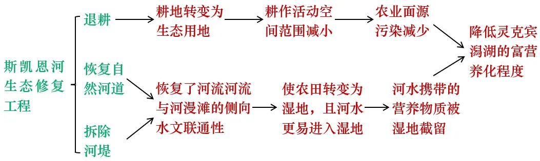 真题分析 || 2026山东地理斯凯恩河生态修复工程-第5张图片-四季读书网