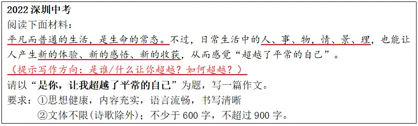 深圳中考作文演变|给2027届的中考语文备考指南-第2张图片-四季读书网 深圳中考作文演变|给2027届的中考语文备考指南-第2张图片-四季读书网