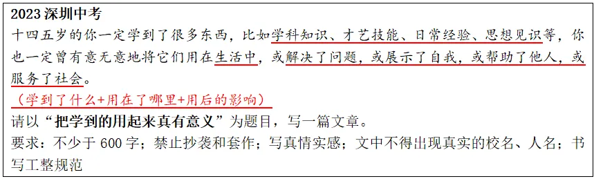 深圳中考作文演变|给2027届的中考语文备考指南-第3张图片-四季读书网 深圳中考作文演变|给2027届的中考语文备考指南-第3张图片-四季读书网