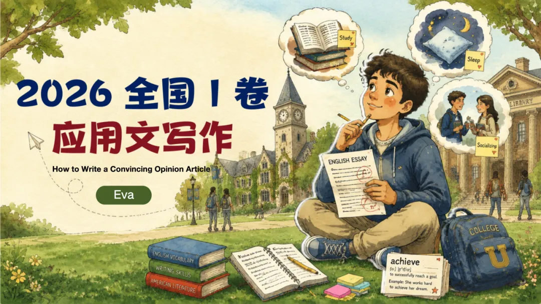 2026全国Ⅰ卷英语应用文真题解析:如何设计一节“观点排序类作文”写作课?(课件+教案+学案+逐字稿)-第2张图片-四季读书网 2026全国Ⅰ卷英语应用文真题解析:如何设计一节“观点排序类作文”写作课?(课件+教案+学案+逐字稿)-第2张图片-四季读书网