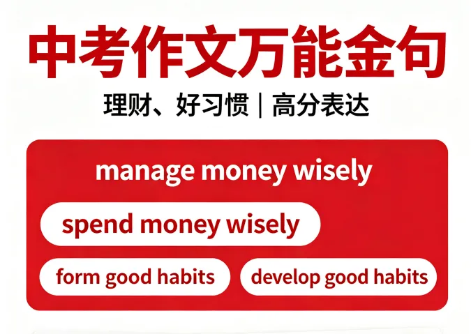 中考作文万能金句“理财、好习惯”-第1张图片-四季读书网 中考作文万能金句“理财、好习惯”-第1张图片-四季读书网